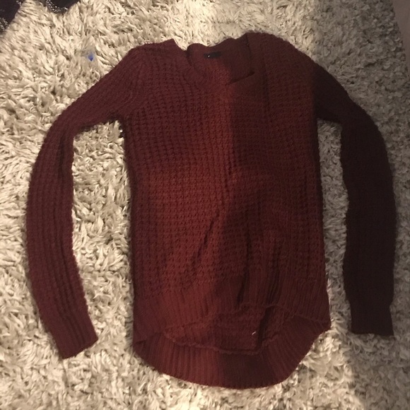 Ardenes Knitted Sweater (Maroon) Size Medium - Picture 1 of 1
